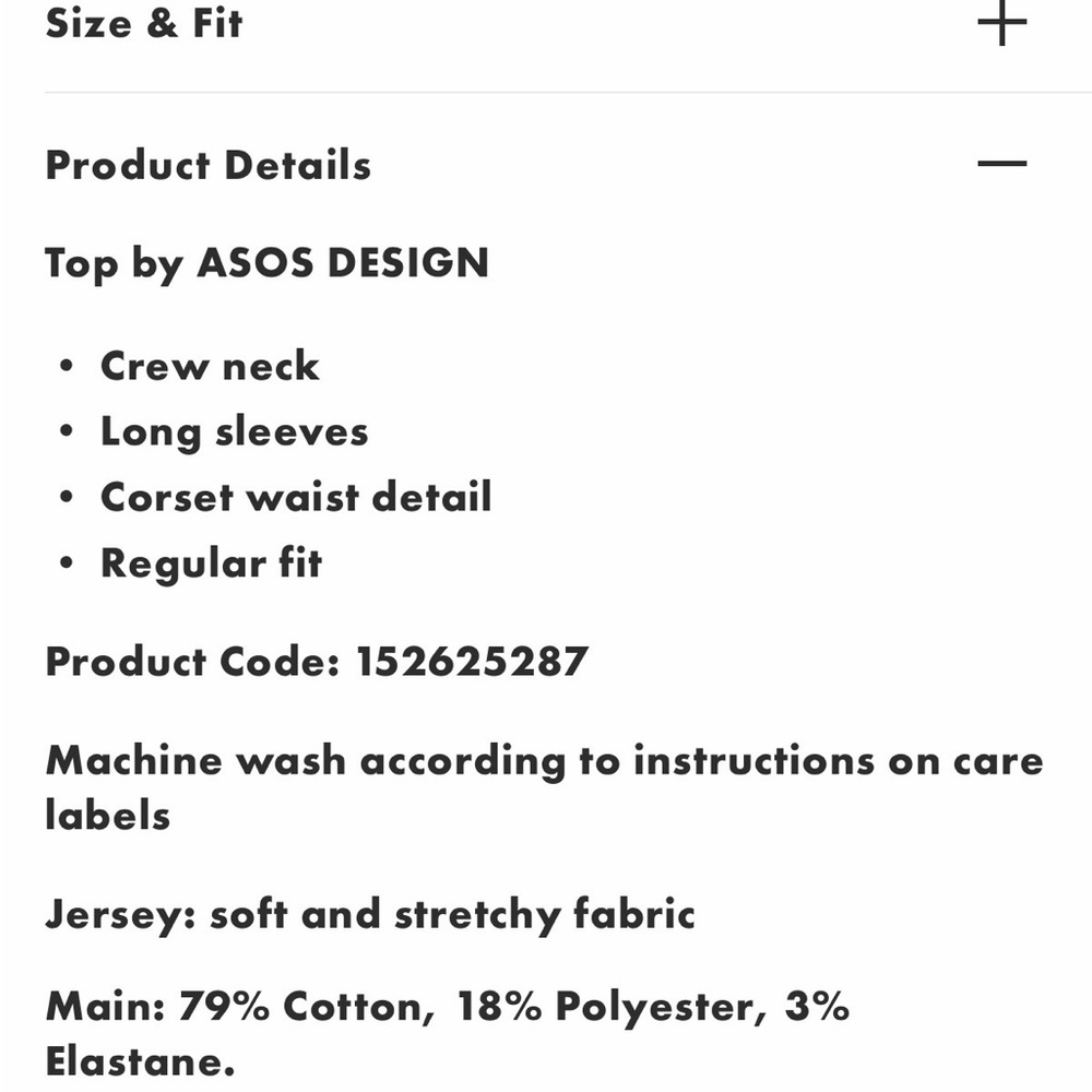 ASOS - top only charcoal gray ruched side peplum long sleeve cinched waist tee - Picture 6 of 6